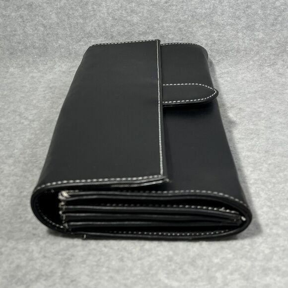 Mary Kay Consultant Travel Wallet Organizer Black Floral 3 pc Crossbody Passport - Picture 11 of 16